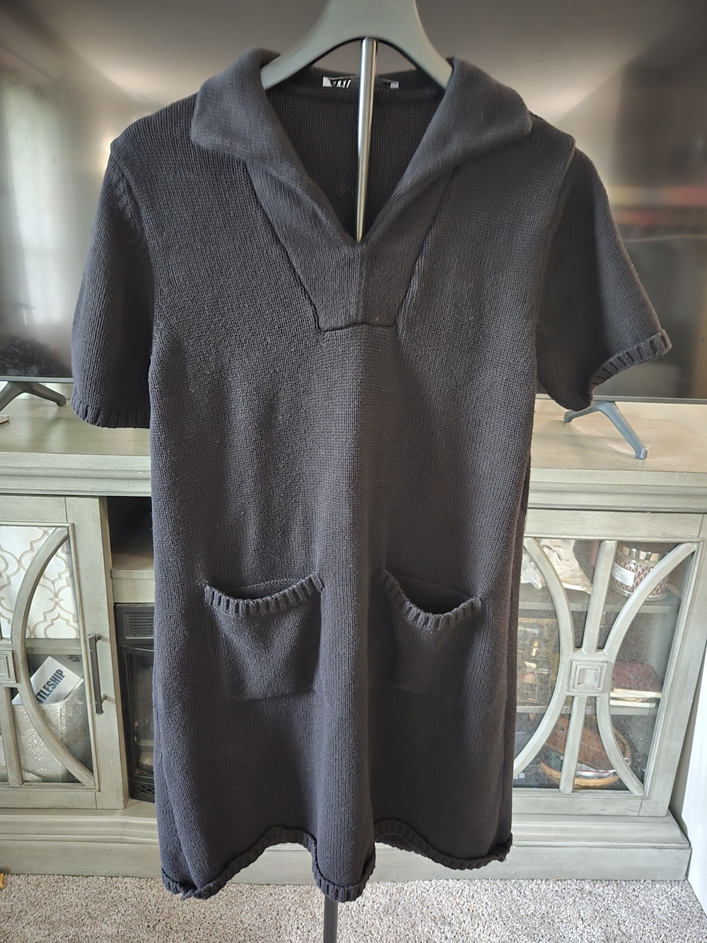 Zara Black Sweater Dress.
